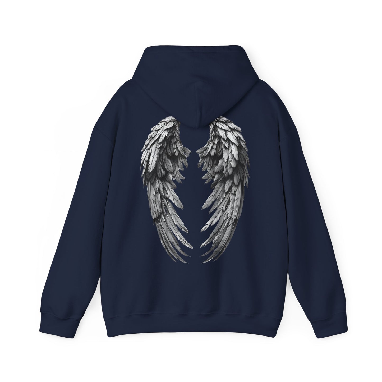 Wayne's Eagle & Wing Print Adult Sweatshirt - Hooded