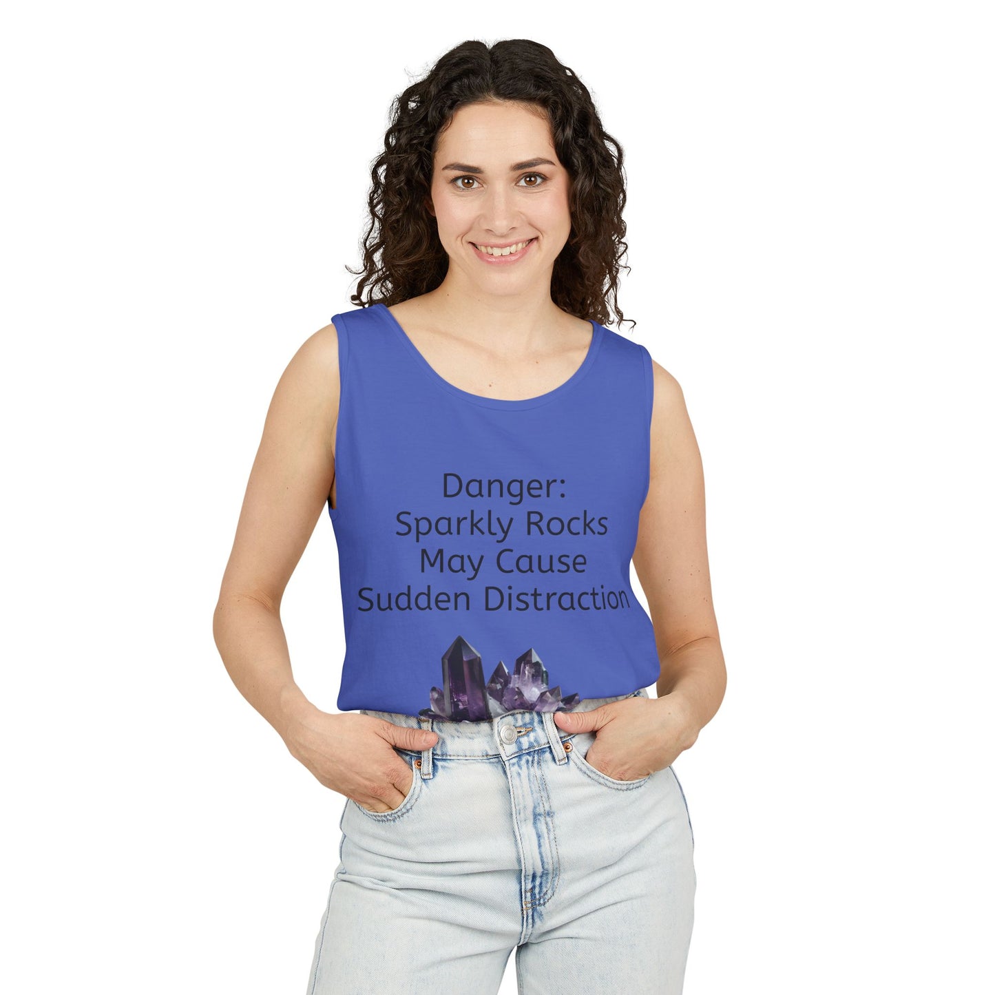 Simba's Sparkly Rocks May Cause Sudden Distraction Tank Shirt