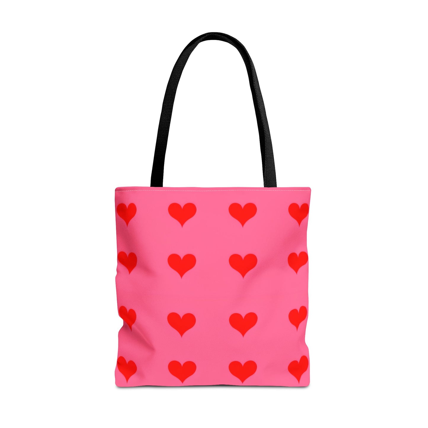 Paisley's Pink & Red Heart Tote Bag