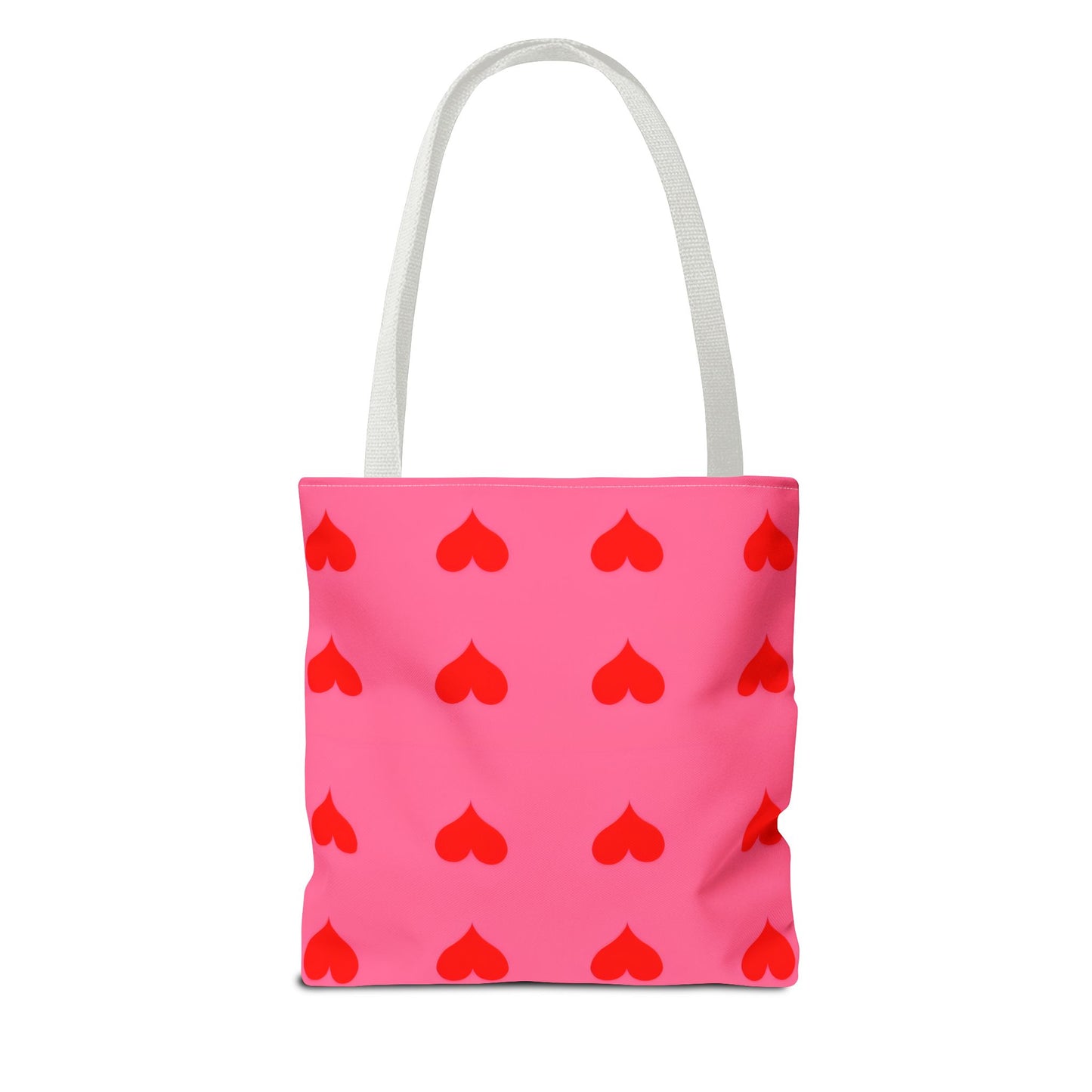 Paisley's Pink & Red Heart Tote Bag
