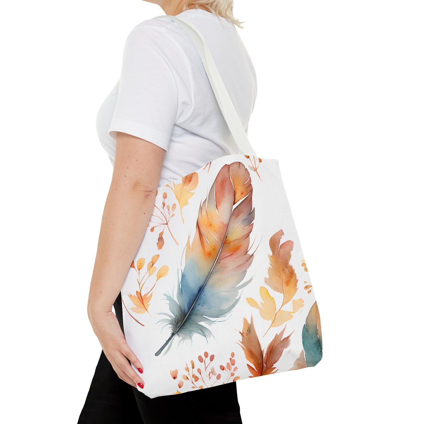Farah's Feather Tote Bag