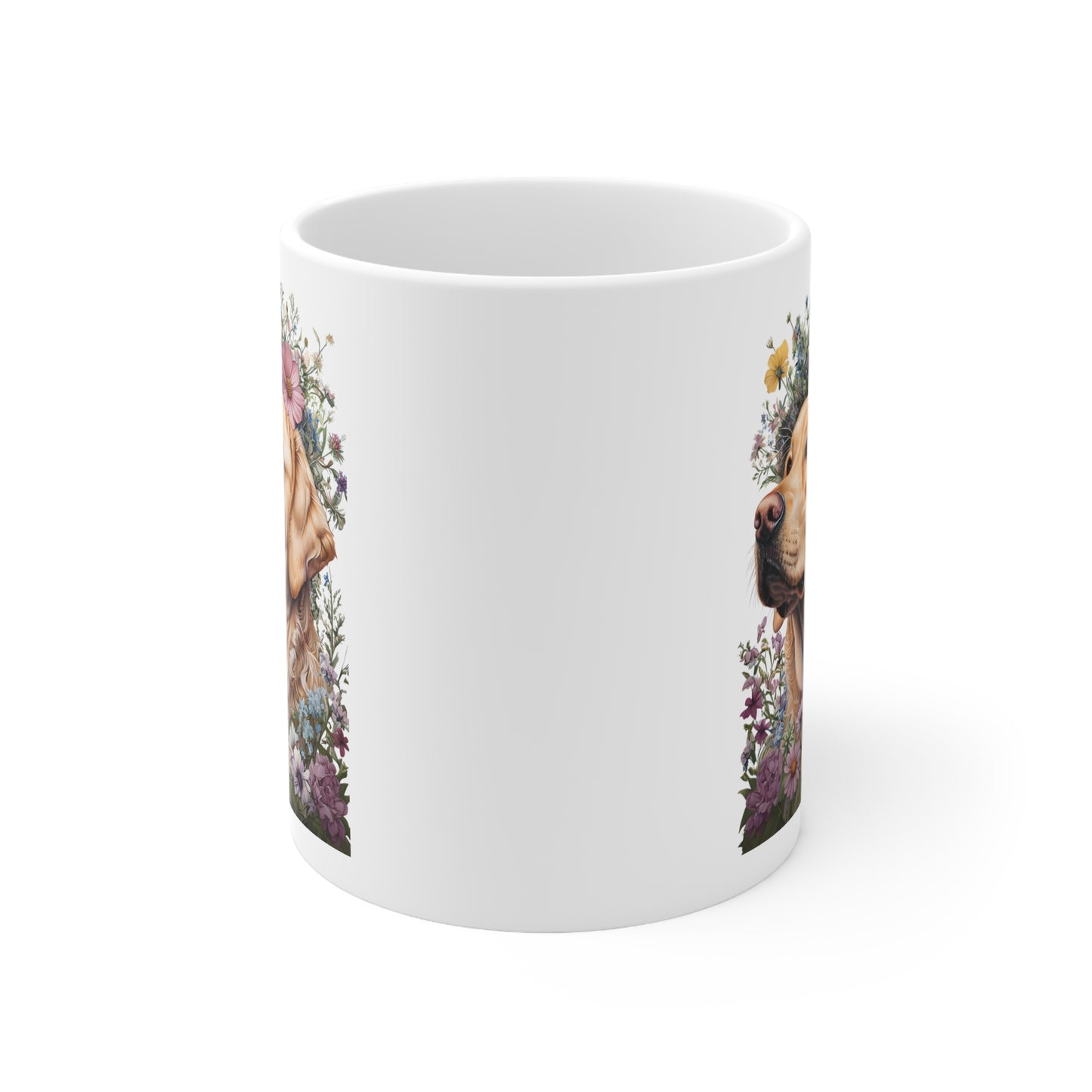 Golden Retriever Ceramic Mug, Coffee Cup