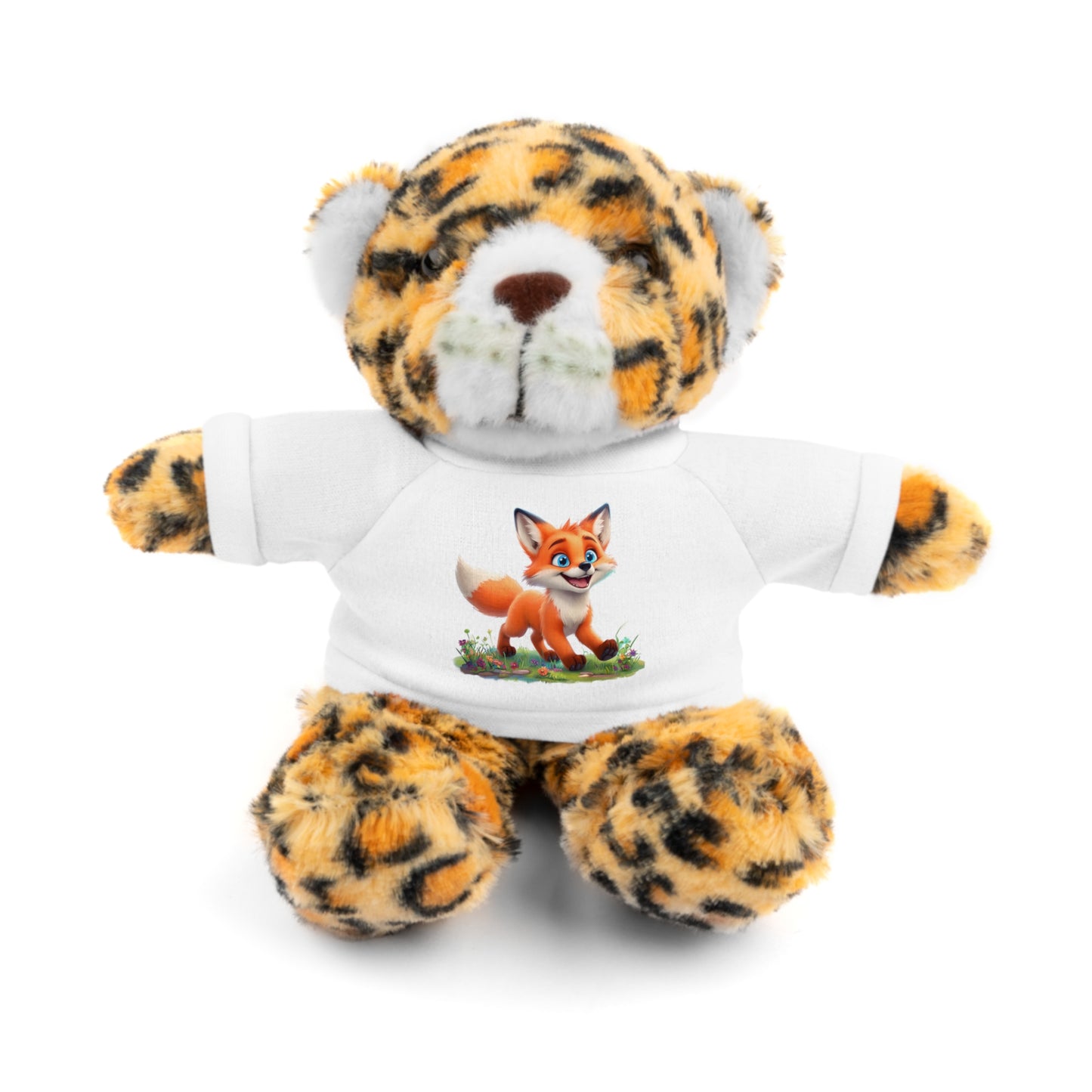 Fox On Tee Animal Plush
