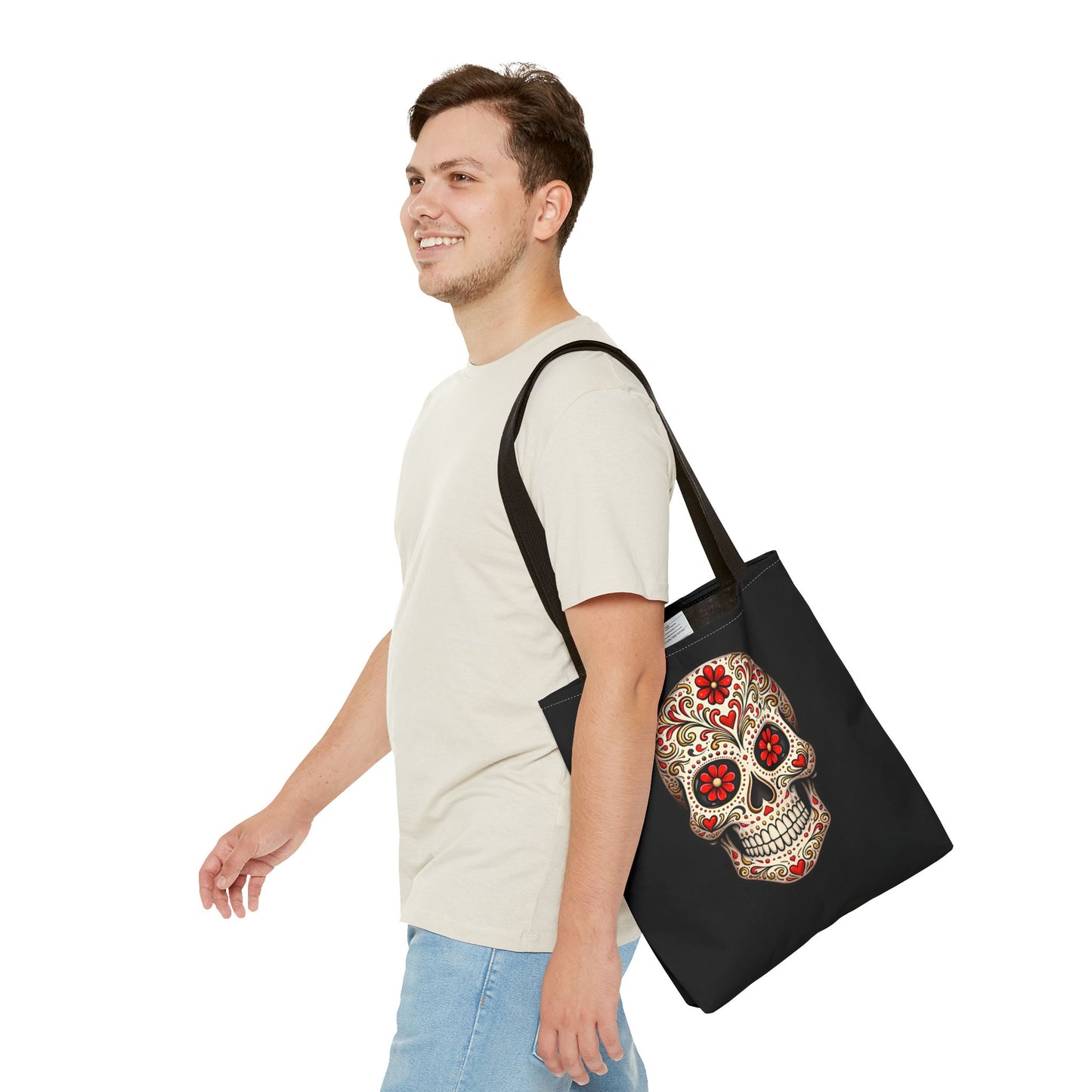 Ruby's Red Sugar Skull Tote Bag