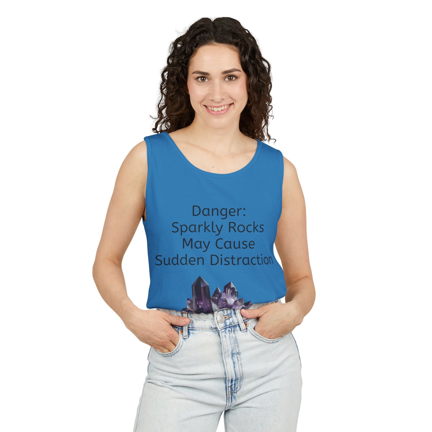 Simba's Sparkly Rocks May Cause Sudden Distraction Tank Shirt