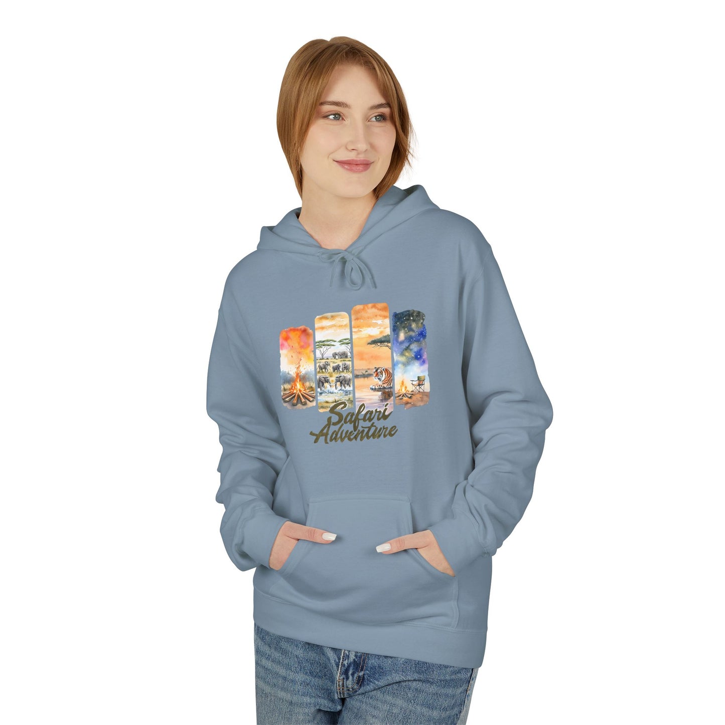 Simon's Safari Adventure Adult Fleece Hoodie