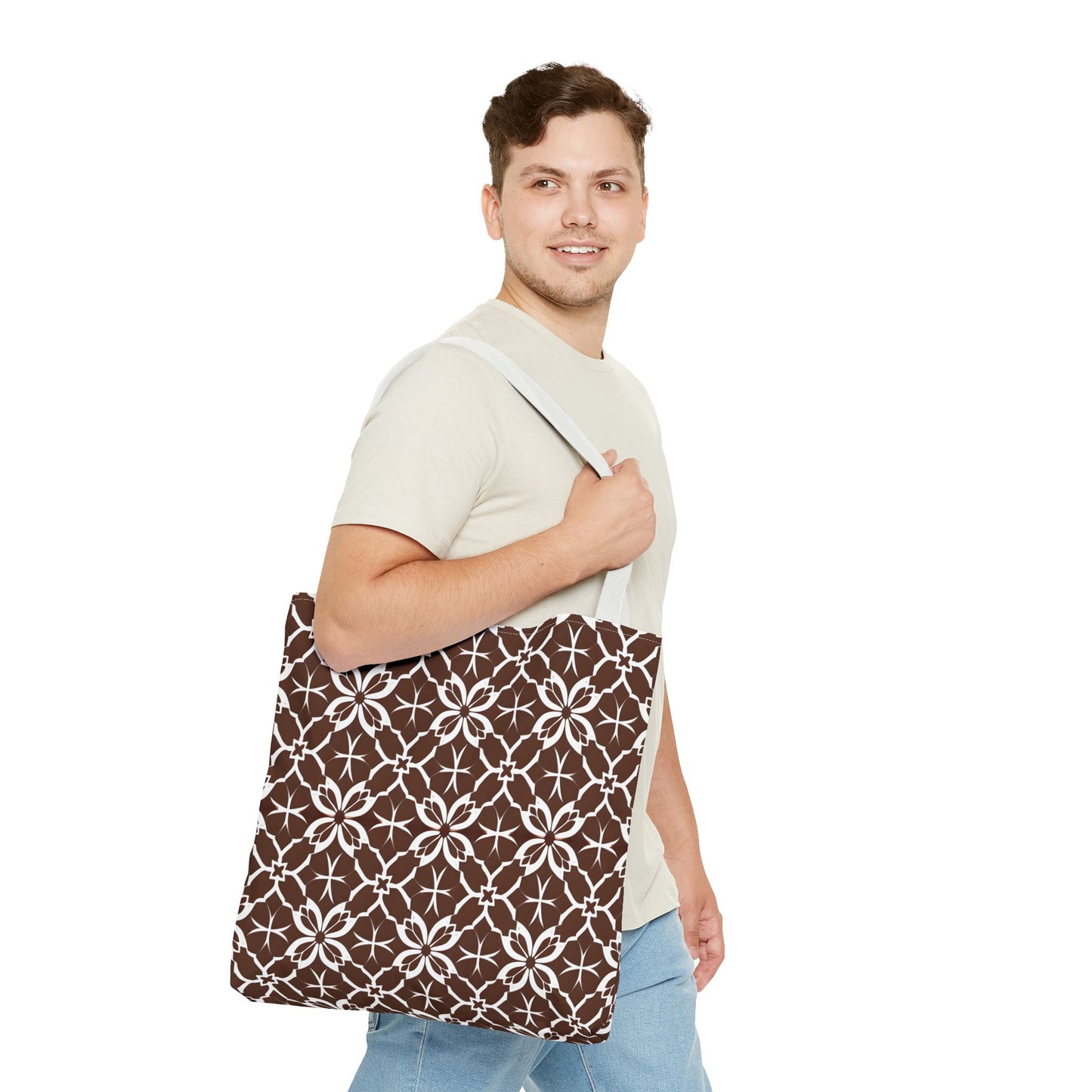 Brook's Brown Tile Tote Bag