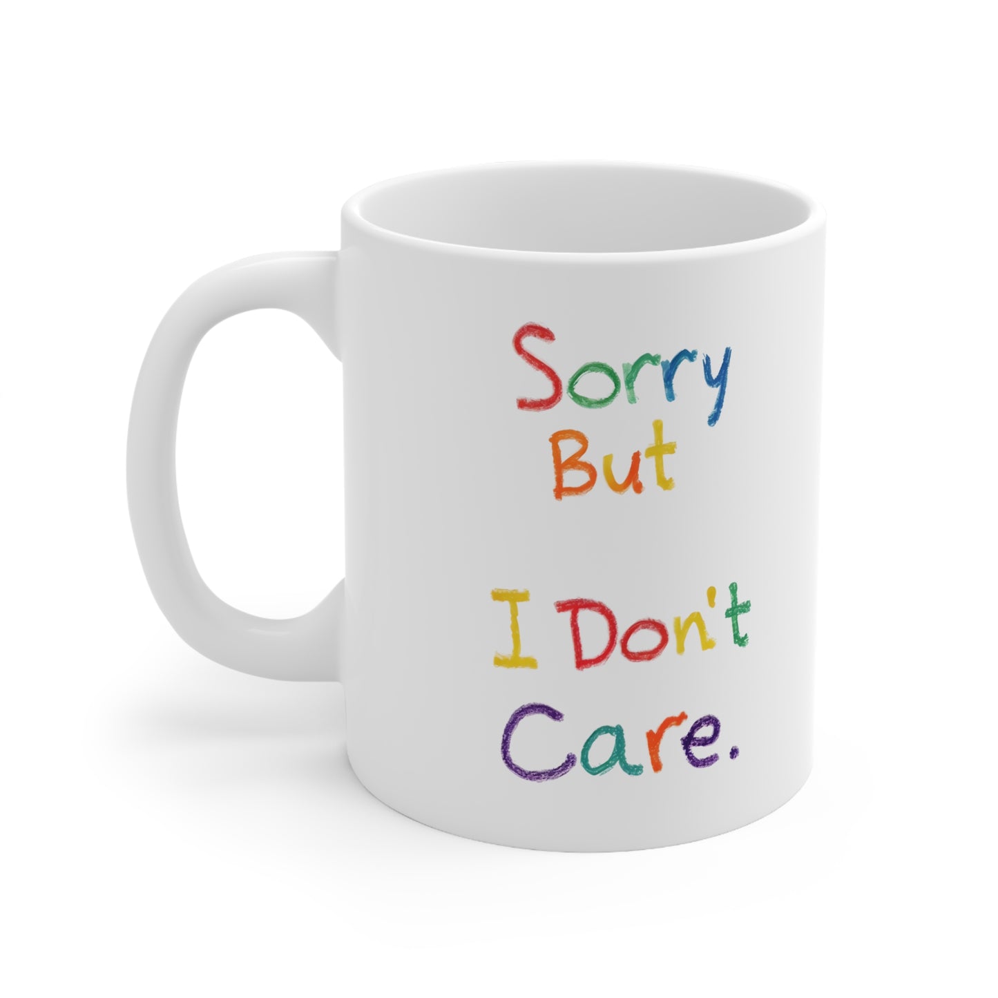 Daryl's Don't Care Ceramic Mug, Coffee Cup