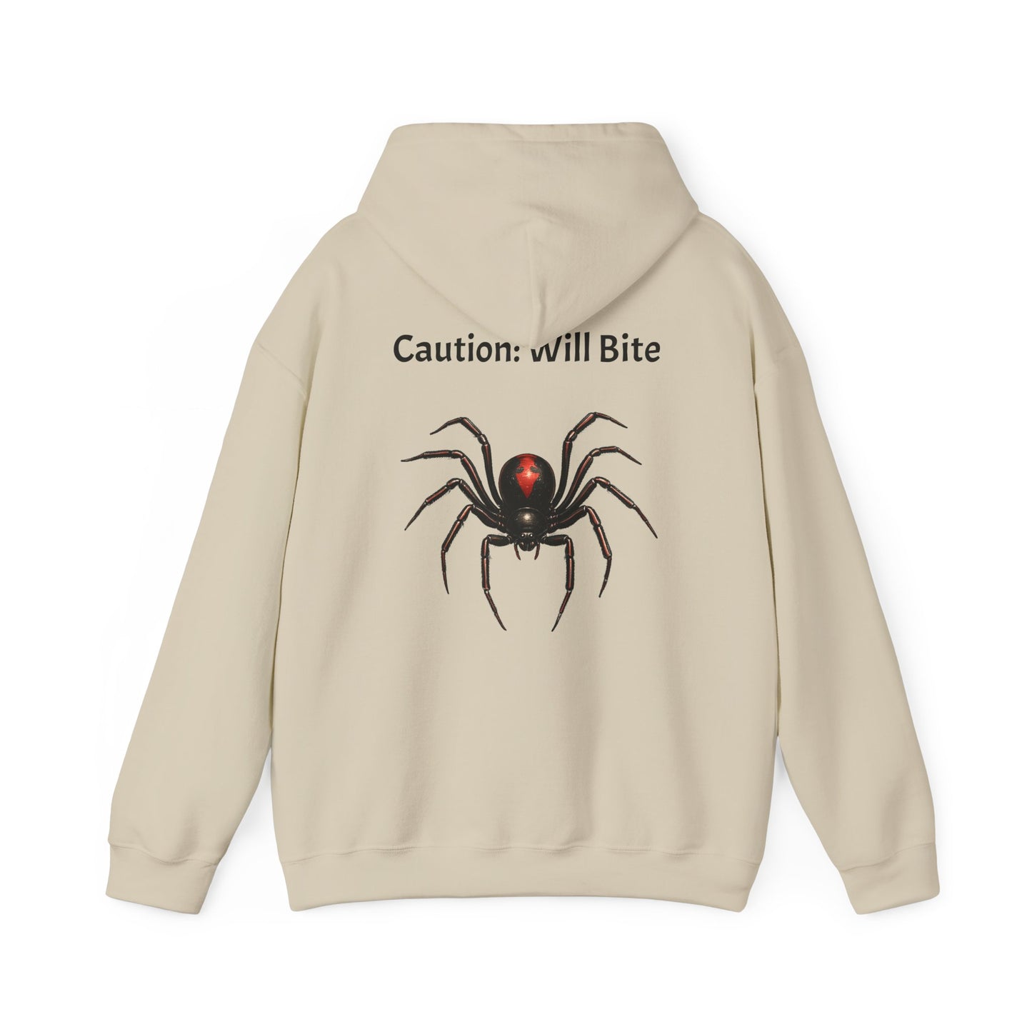Casper's Caution: Will Bite Adult Sweatshirt - Hooded
