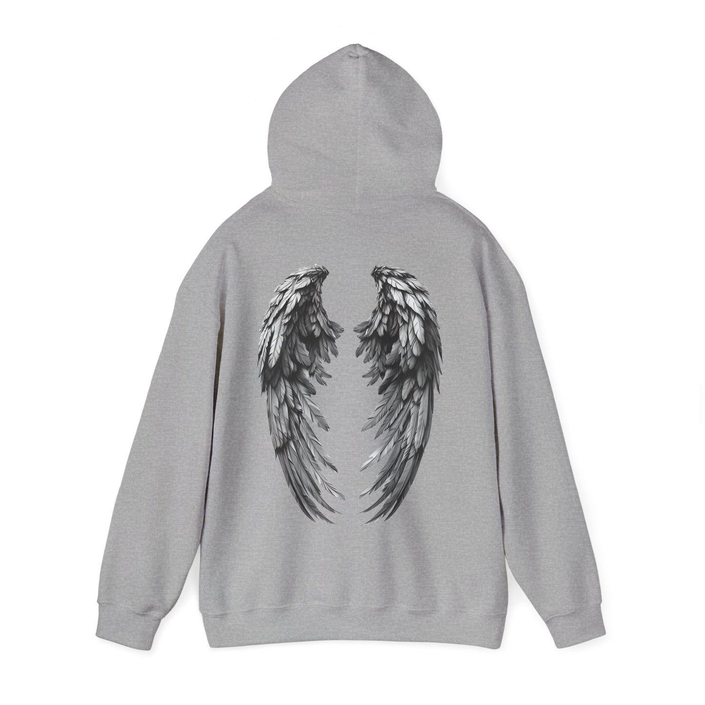 Wayne's Eagle & Wing Print Adult Sweatshirt - Hooded