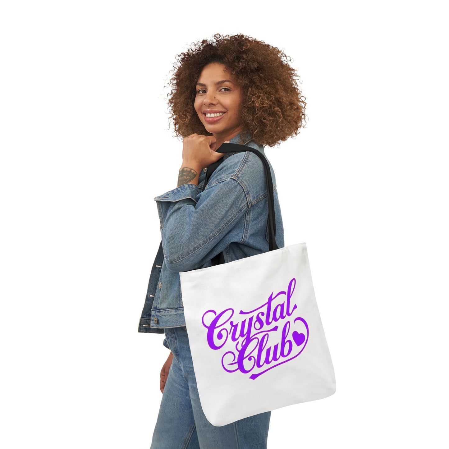 Purple Crystal Club Tote Bag