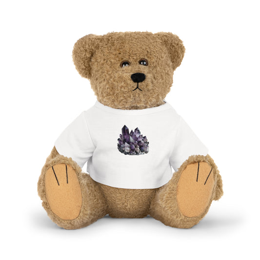 Amethyst Crystal Plush Teddy