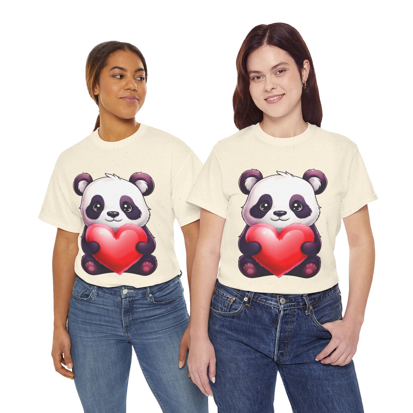 Panda & Heart Adult Shirt
