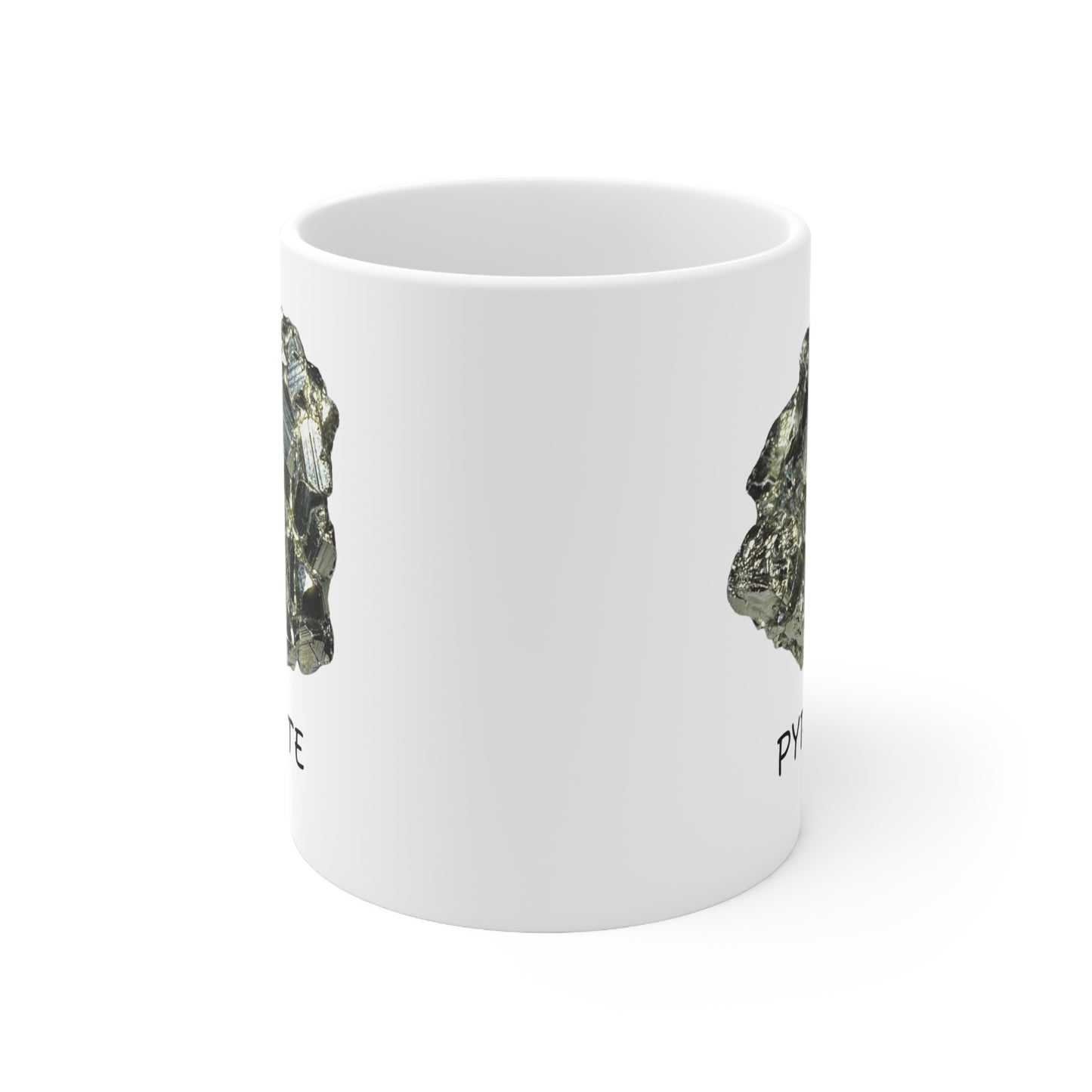 Pyrite Crystal Collection Ceramic Mug, Coffee Cup