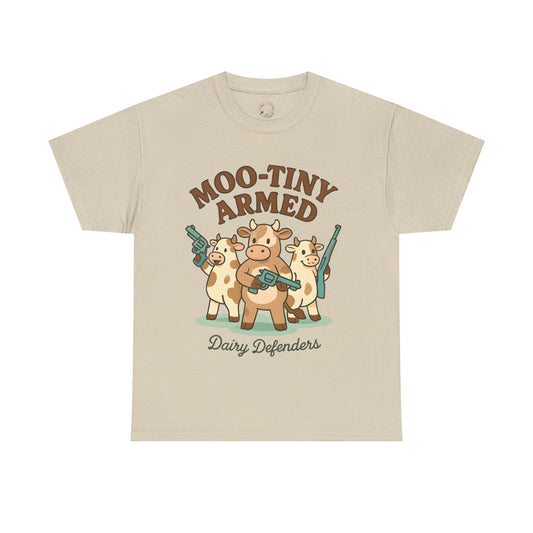 Mason's Moo-tiny Armed Dairy Defenders Adult Shirt
