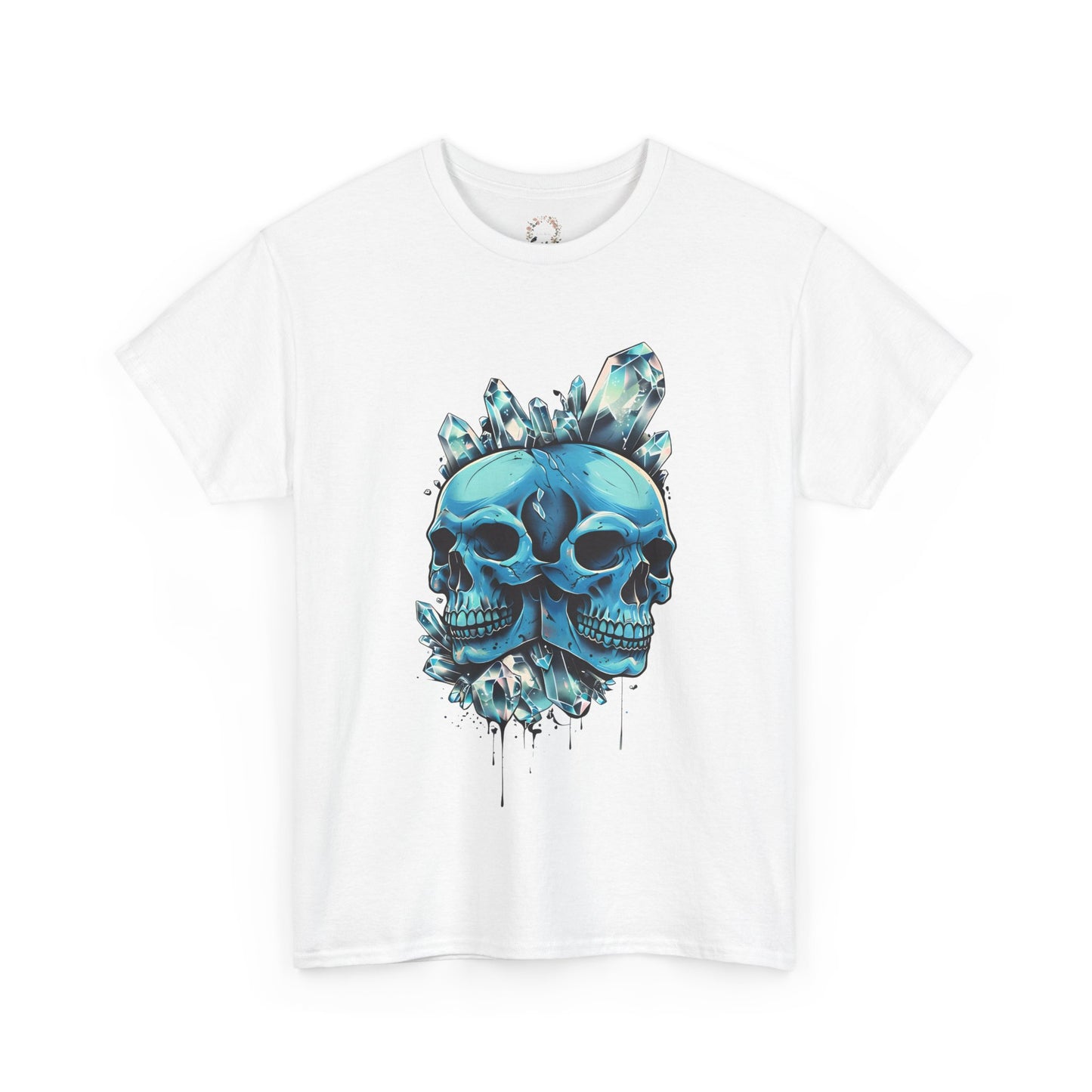 Buzz's Blue Double Skull Adult Shirt
