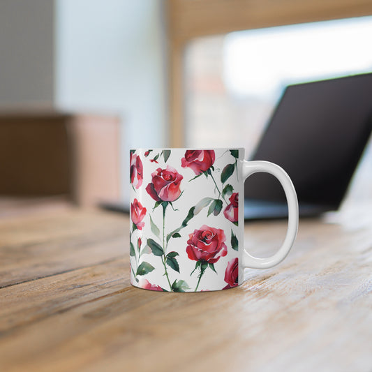 Remi's Rose Ceramic Mug, Coffee Cup