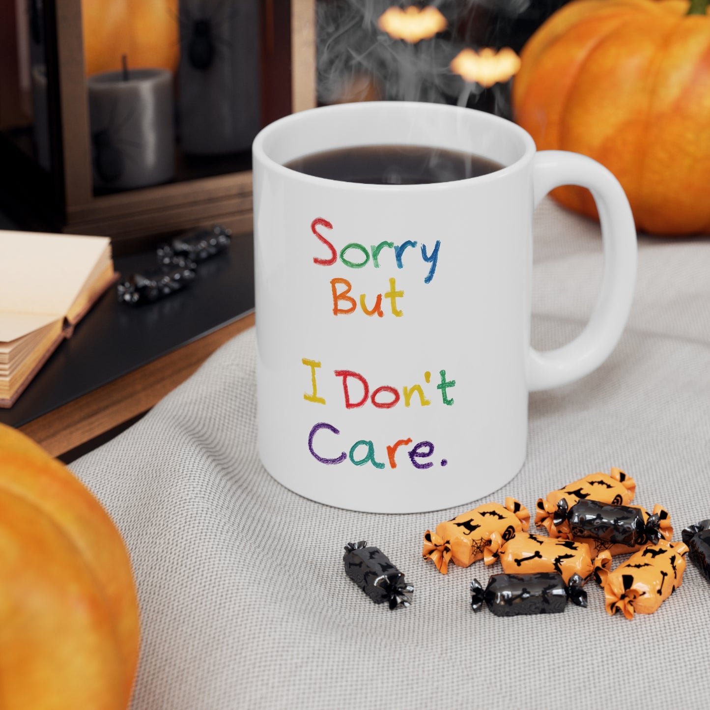 Daryl's Don't Care Ceramic Mug, Coffee Cup