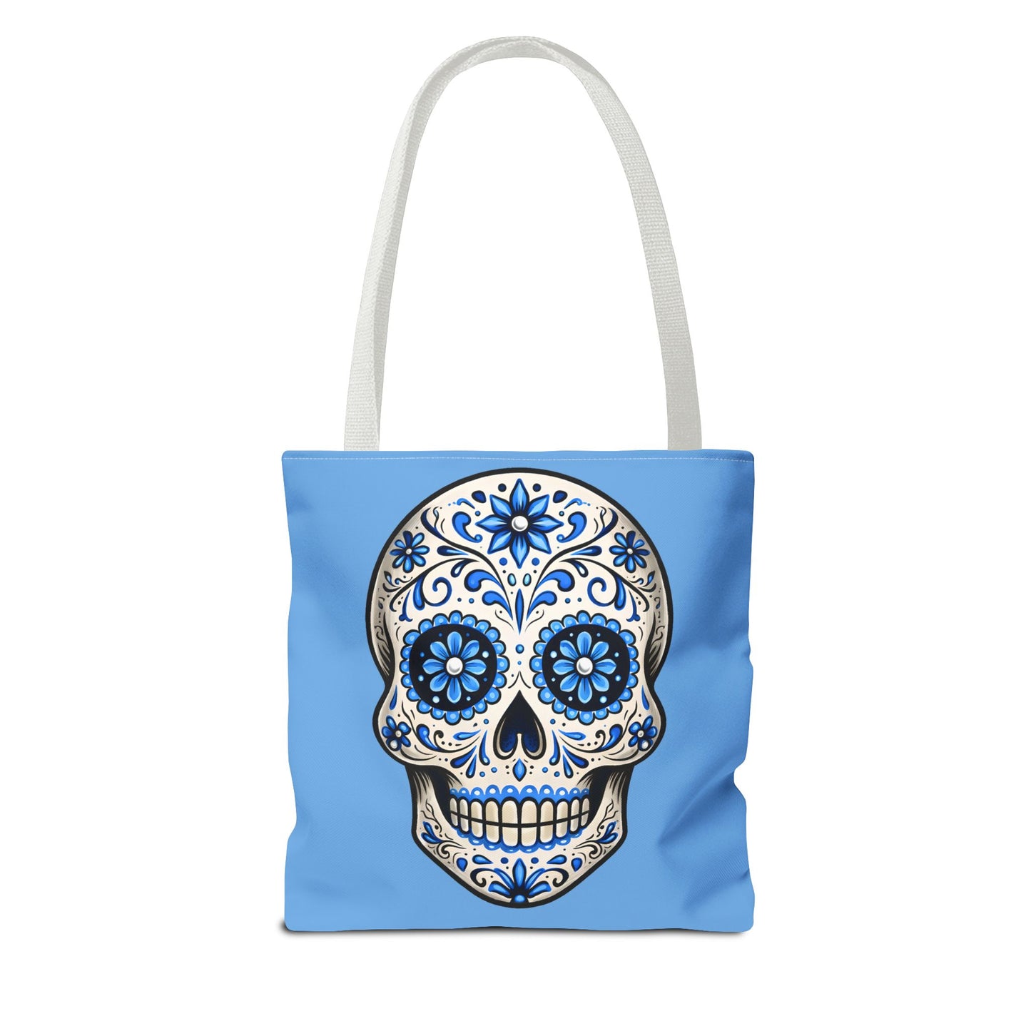 Brenda's Blue Sugar Skull Tote Bag