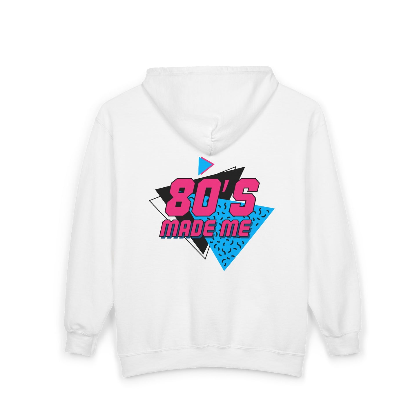 80's Made Me Adult Full Zip Sweatshirt - Hooded