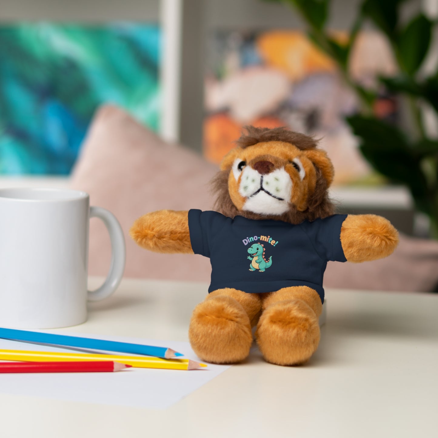 Dino-Mite on Tee Plush Animal