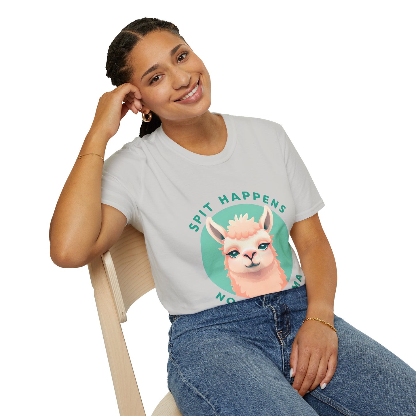 Tiz's Funny Llama Adult Shirt