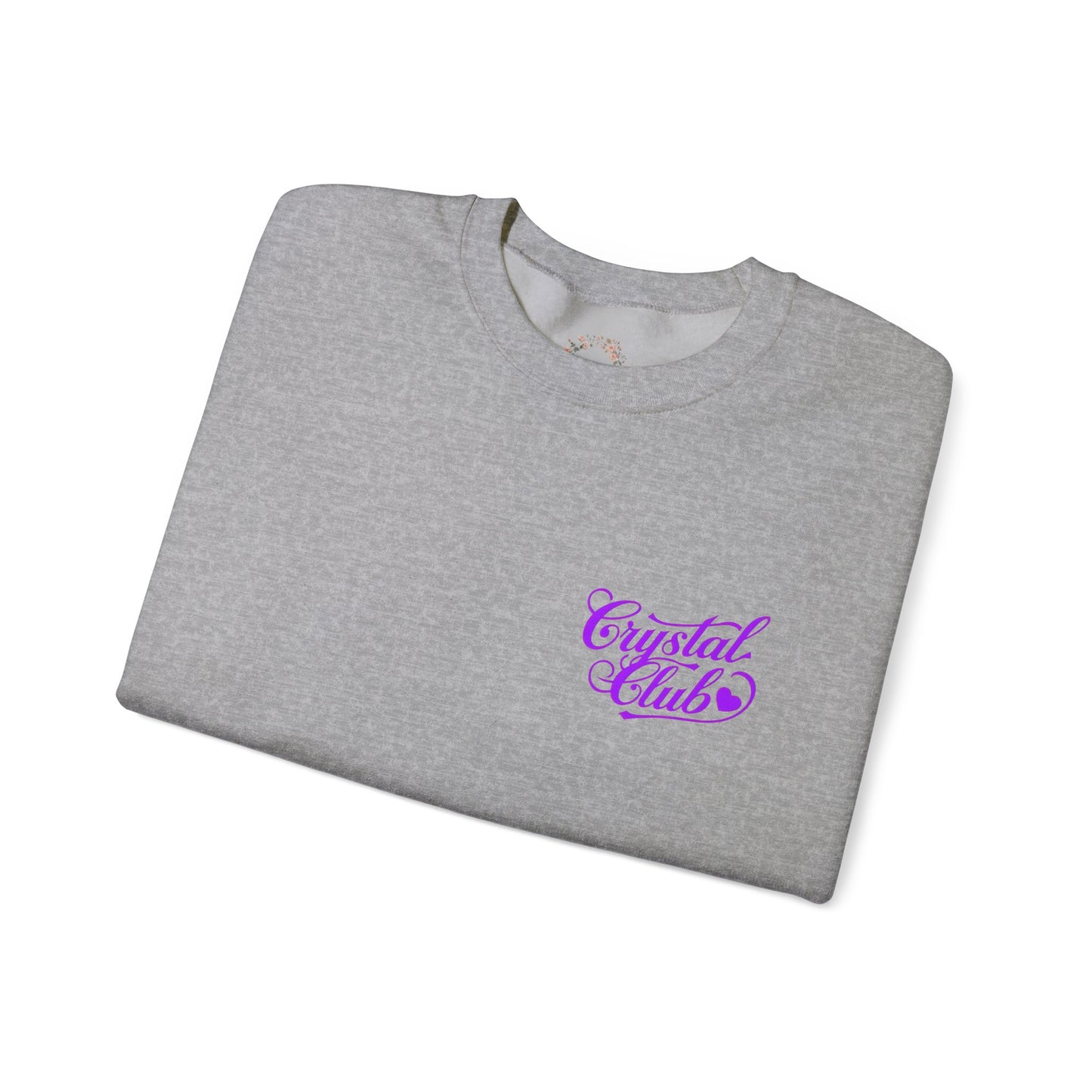 Purple Crystal Club Adult Sweatshirt - Crewneck