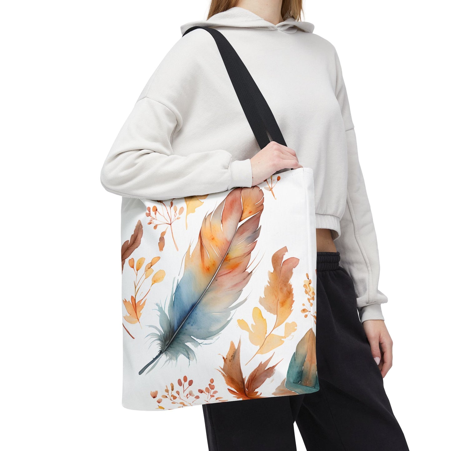 Farah's Feather Tote Bag