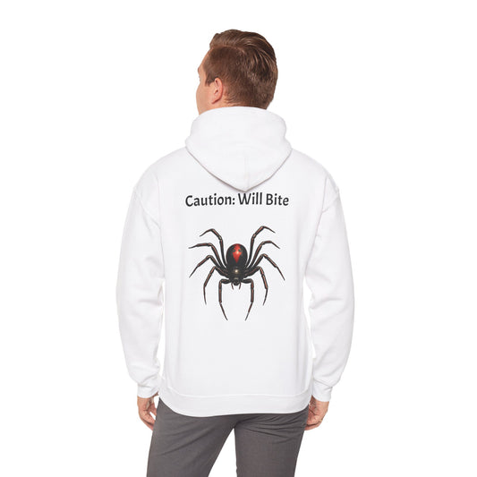 Casper's Caution: Will Bite Adult Sweatshirt - Hooded