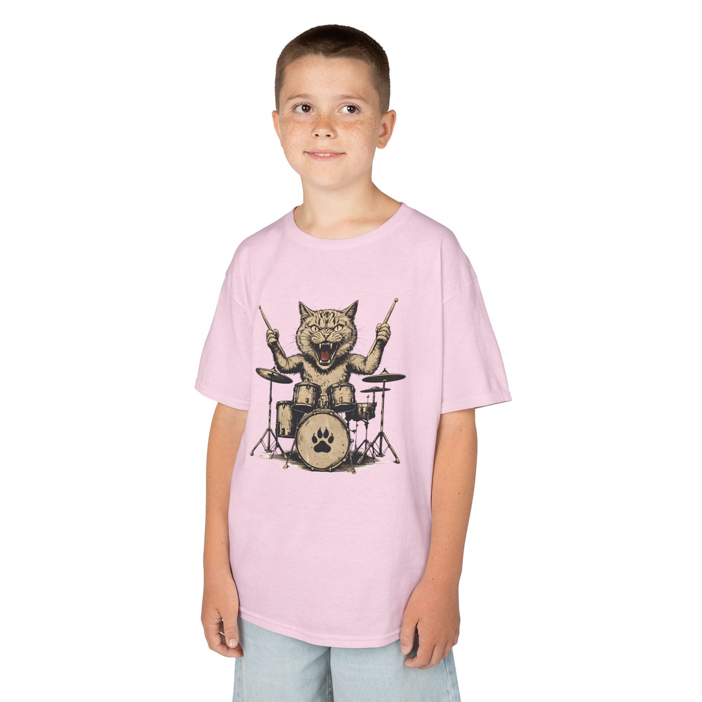 Dave's Drummer Cat Youth Top