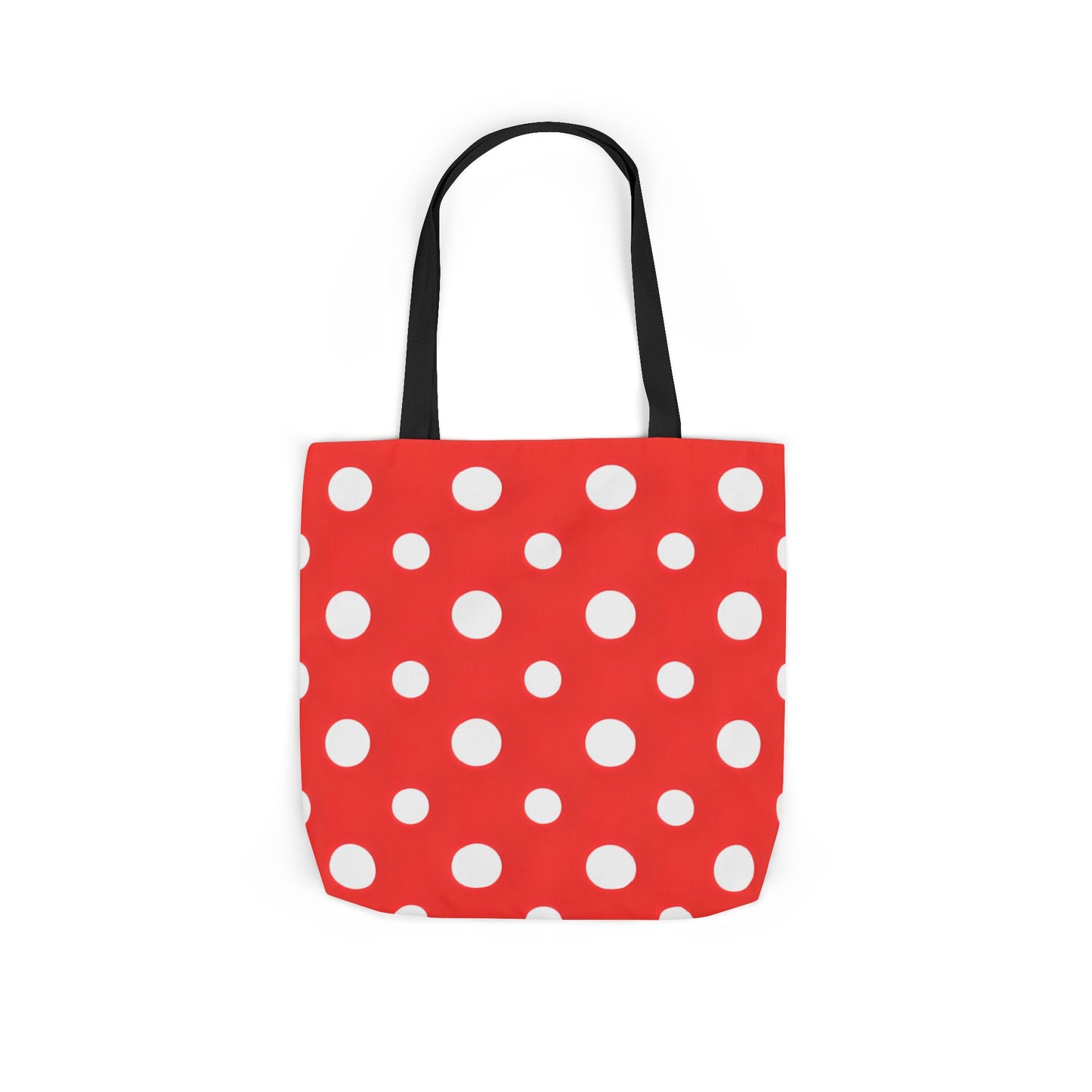 Reba's Red Polka Dot Canvas Tote Bag