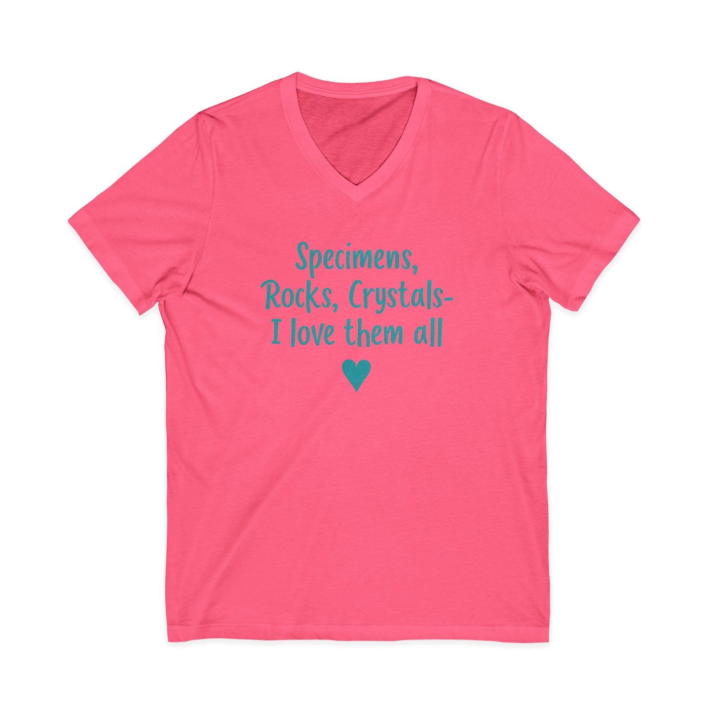 Coralie's Crystal Lover V-Neck Adult Shirt