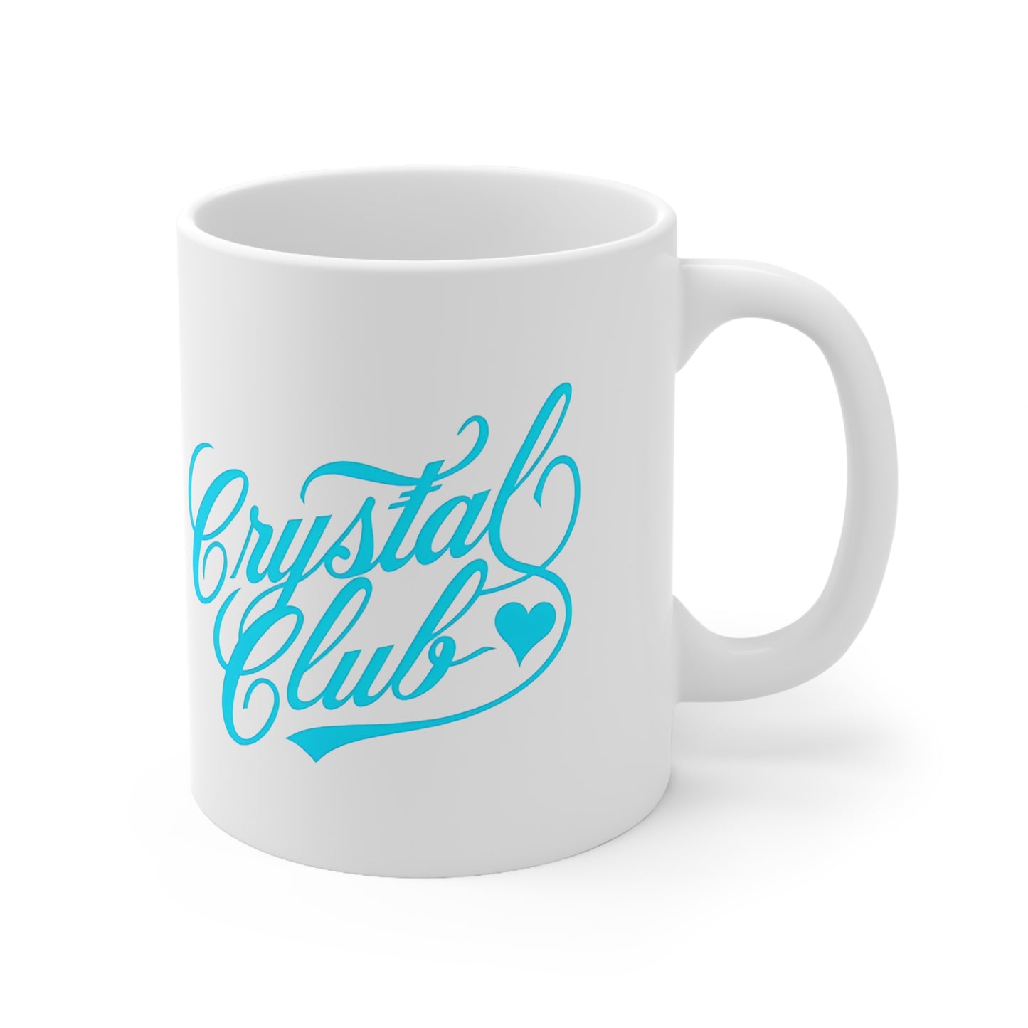Blue Crystal Club Ceramic Mug, Coffee Cup