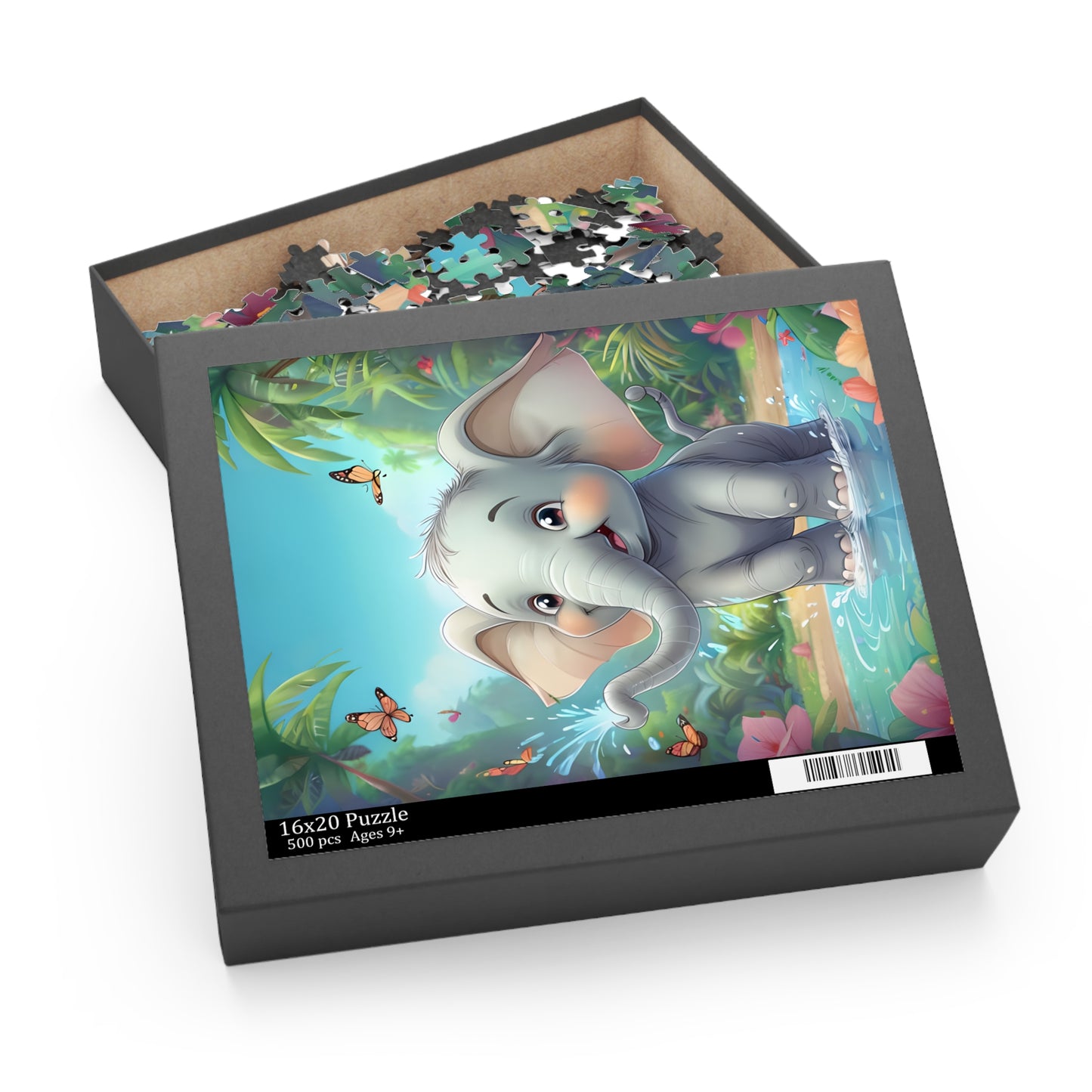 Baby Elephant 500 Piece Jigsaw Puzzle