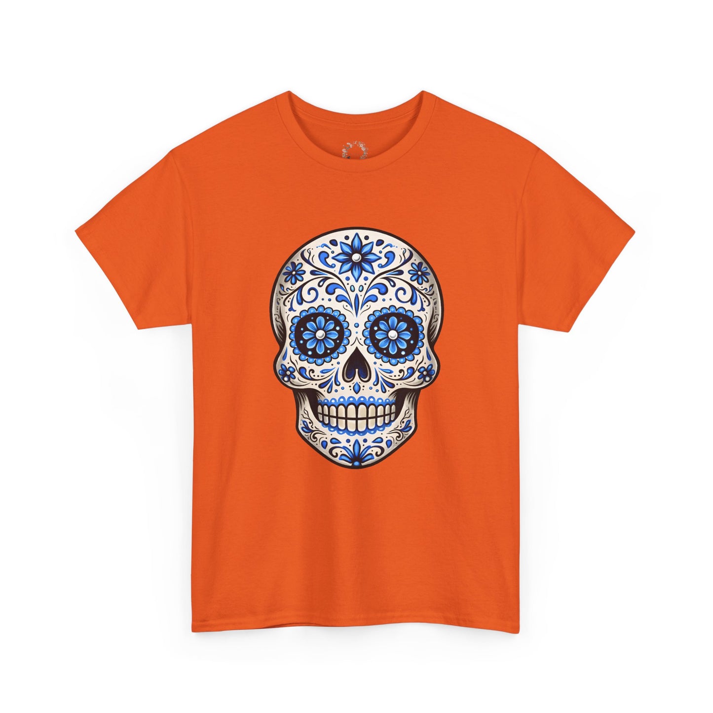 Bea's Blue Sugar Skull Adult Shirt