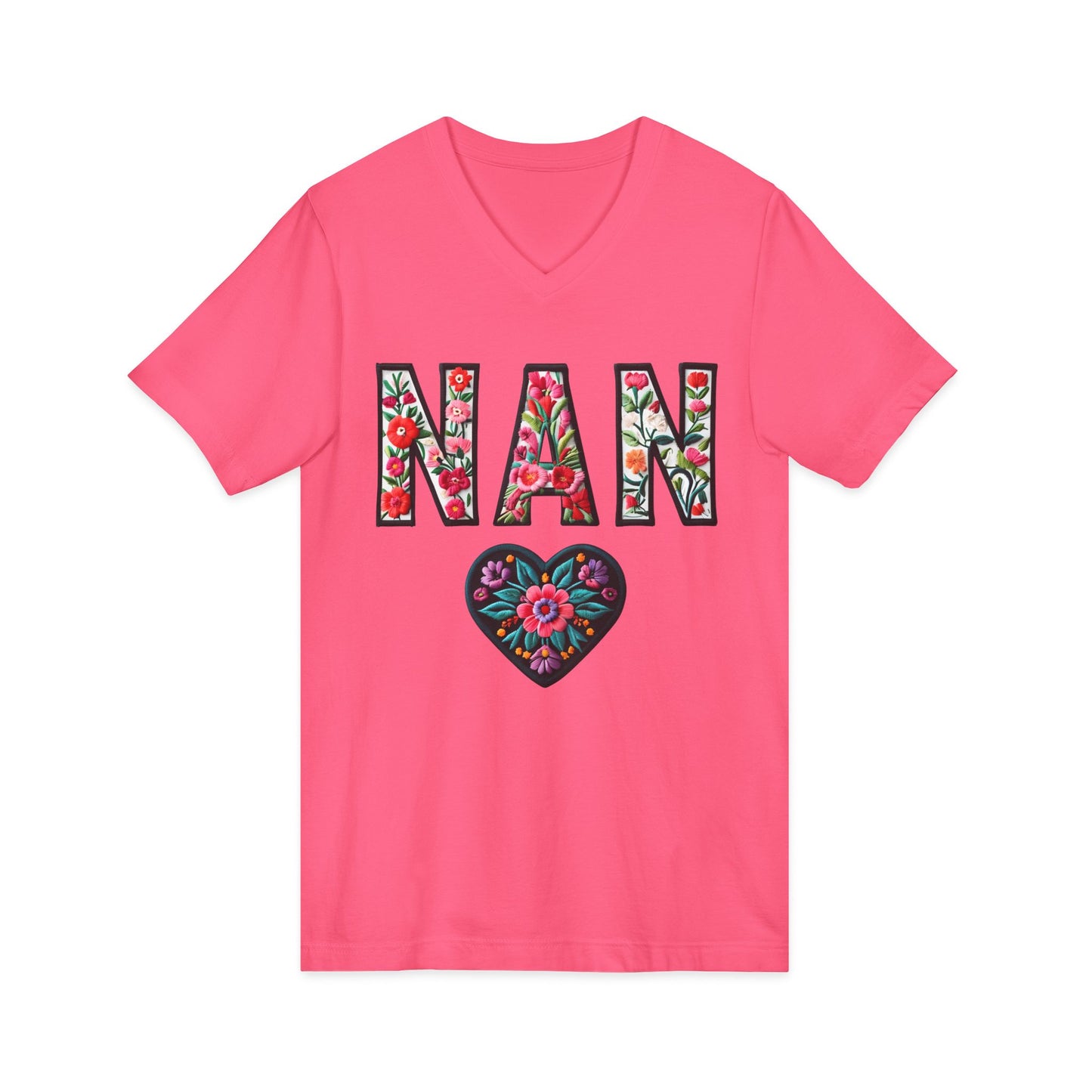 Nadia's Nan V-Neck Adult Shirt