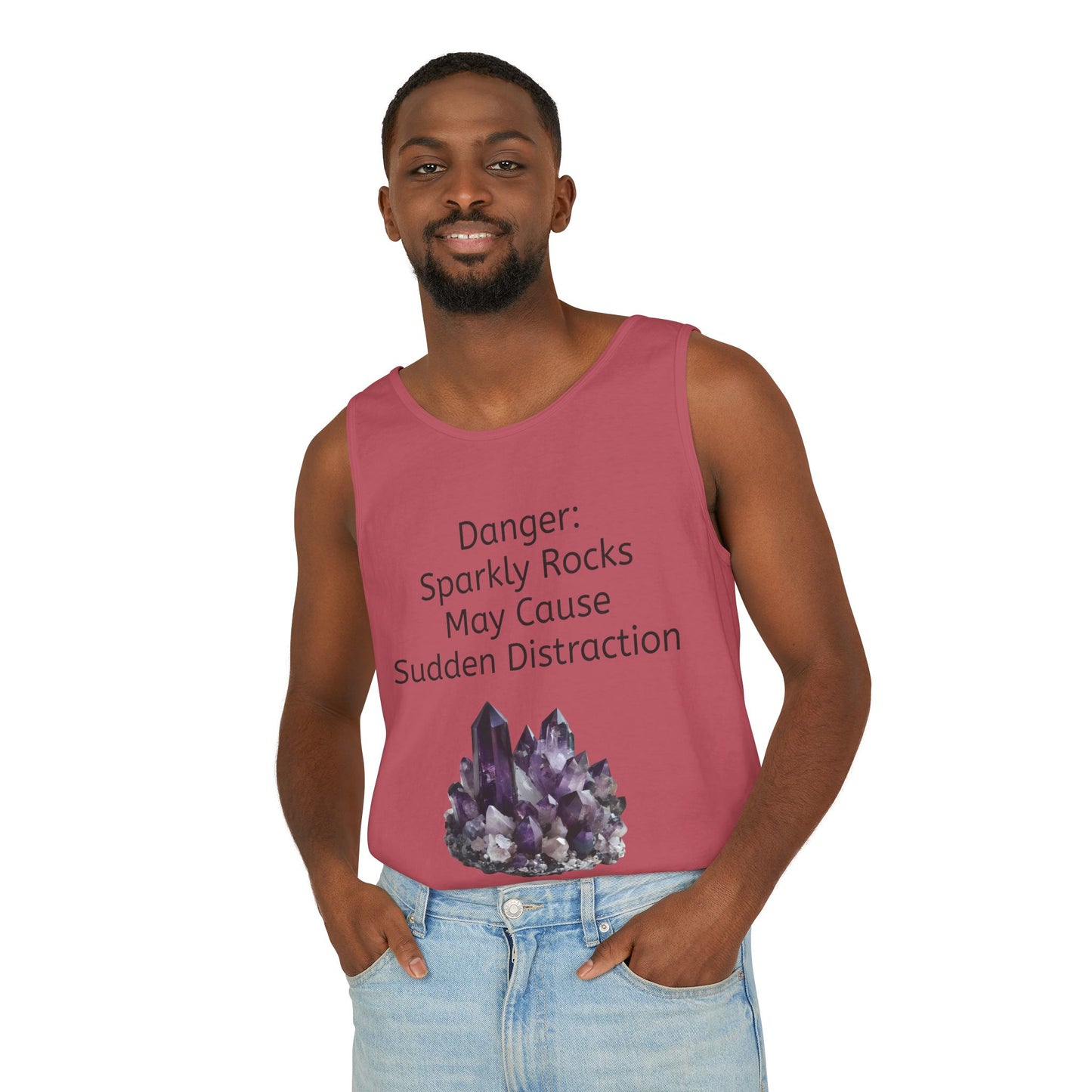 Simba's Sparkly Rocks May Cause Sudden Distraction Tank Shirt