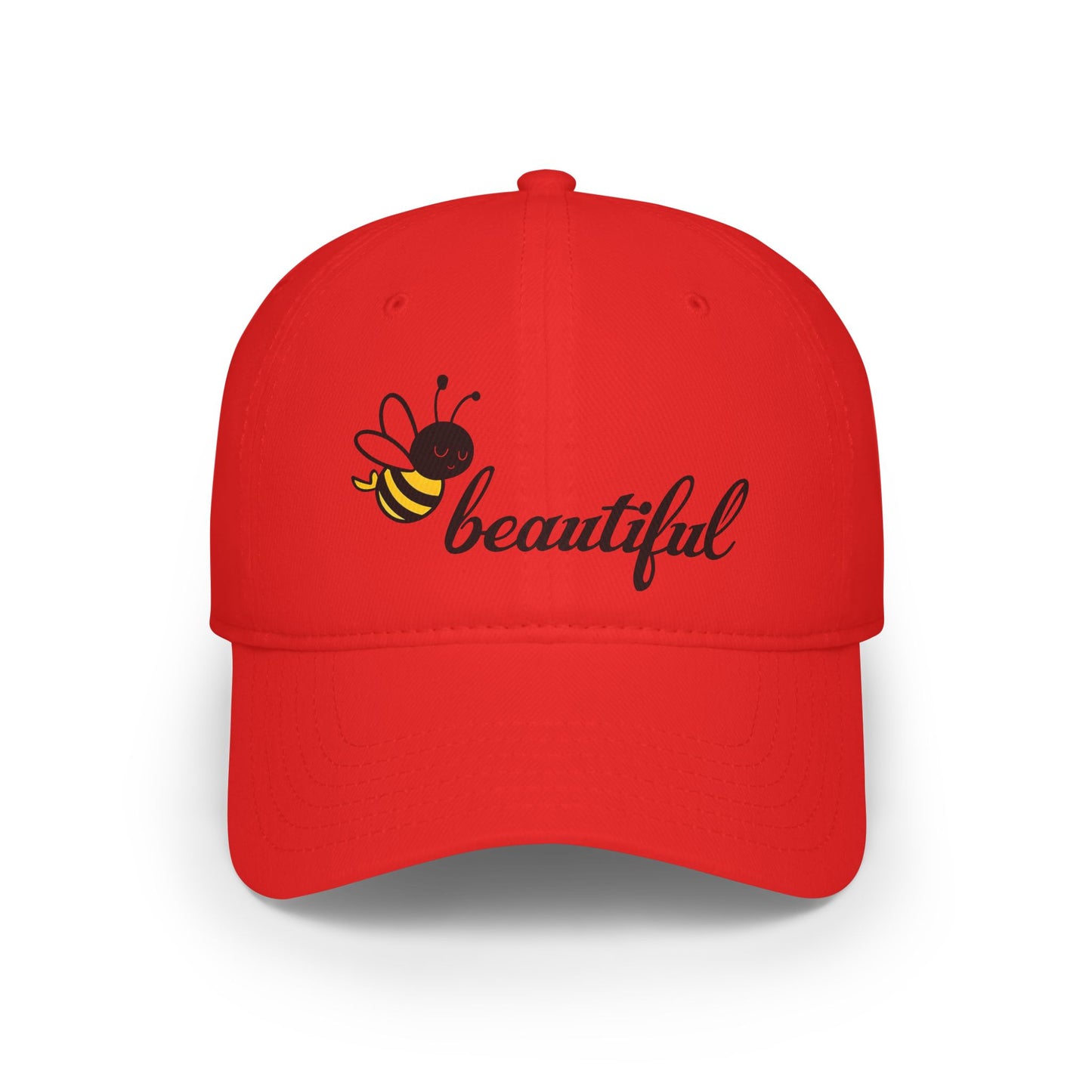 Bee Beautiful Low Profile Baseball Cap
