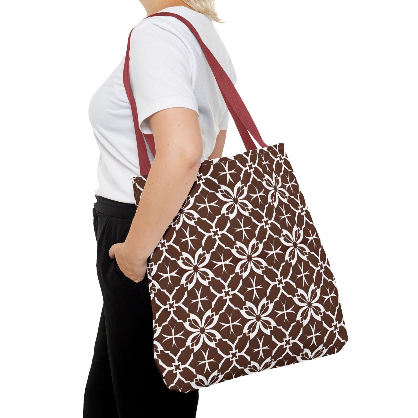 Brook's Brown Tile Tote Bag