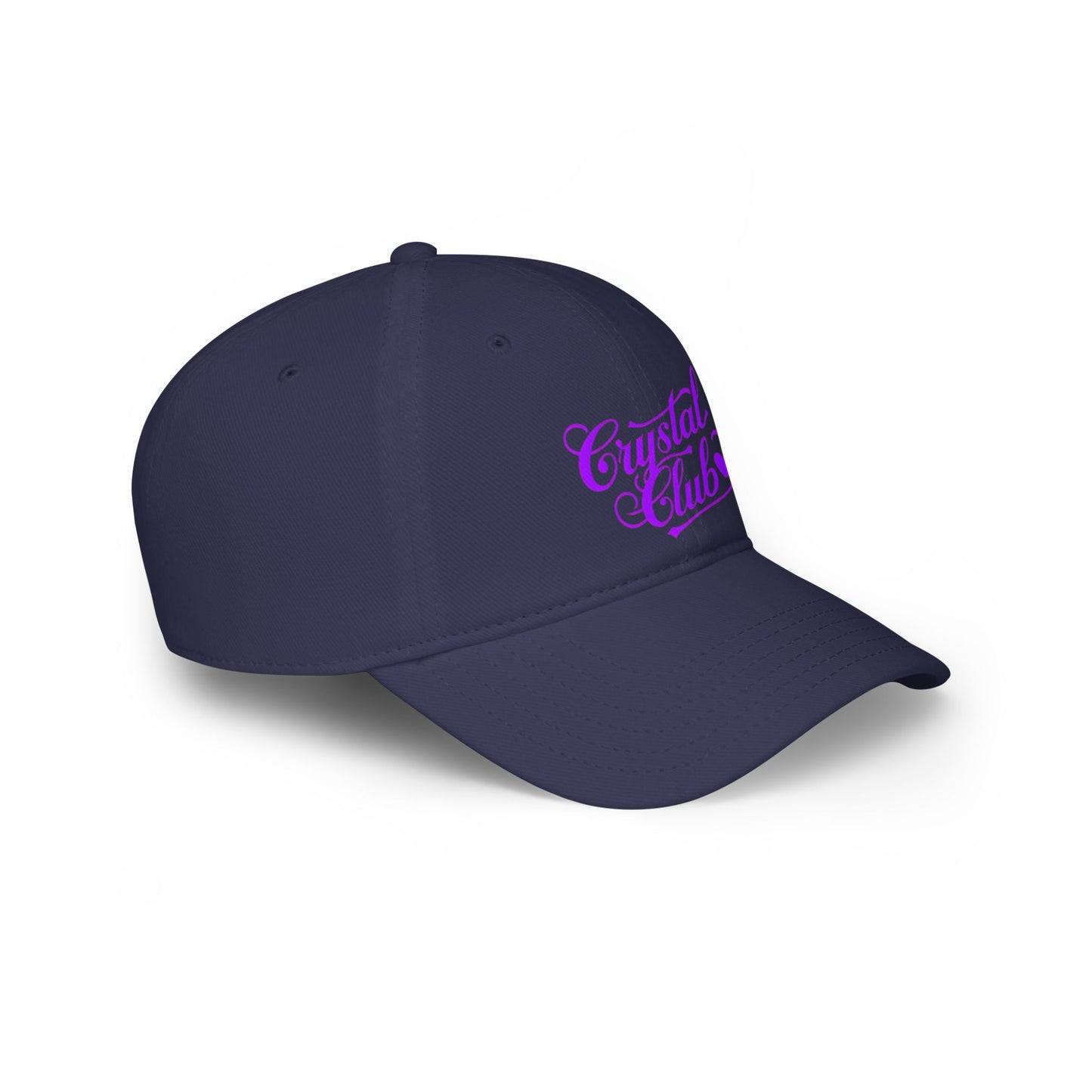 Purple Crystal Club Low Profile Baseball Cap