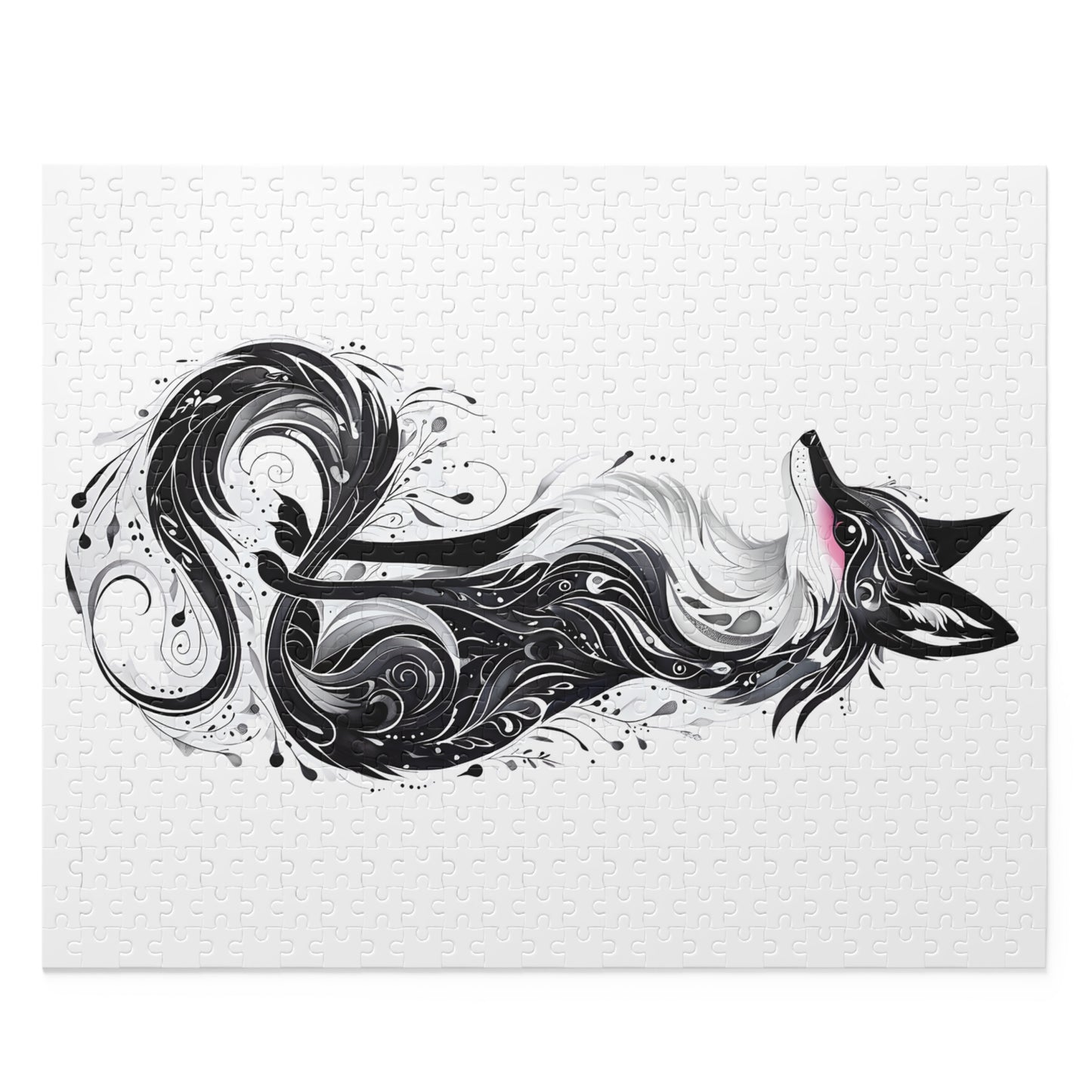 Mystic Black Fox 500 Piece Jigsaw Puzzle