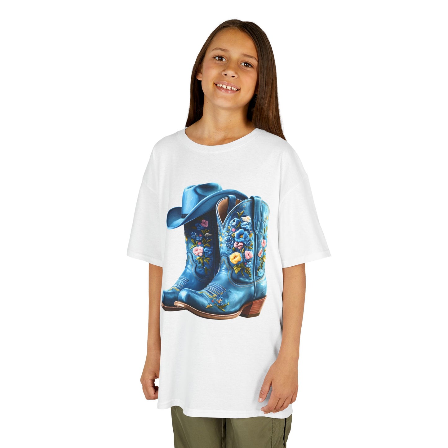 Kia's Cowboy Boots Youth Top