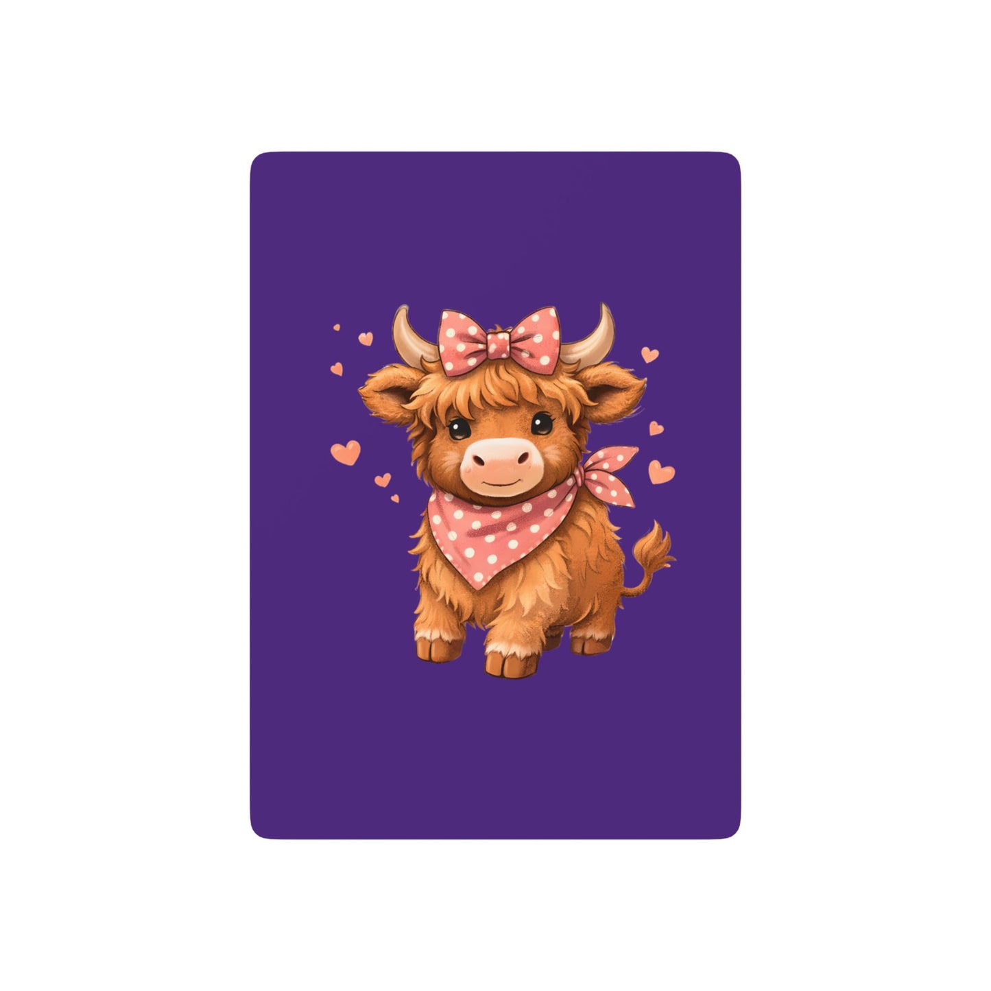 Highland Cow Playing Cards