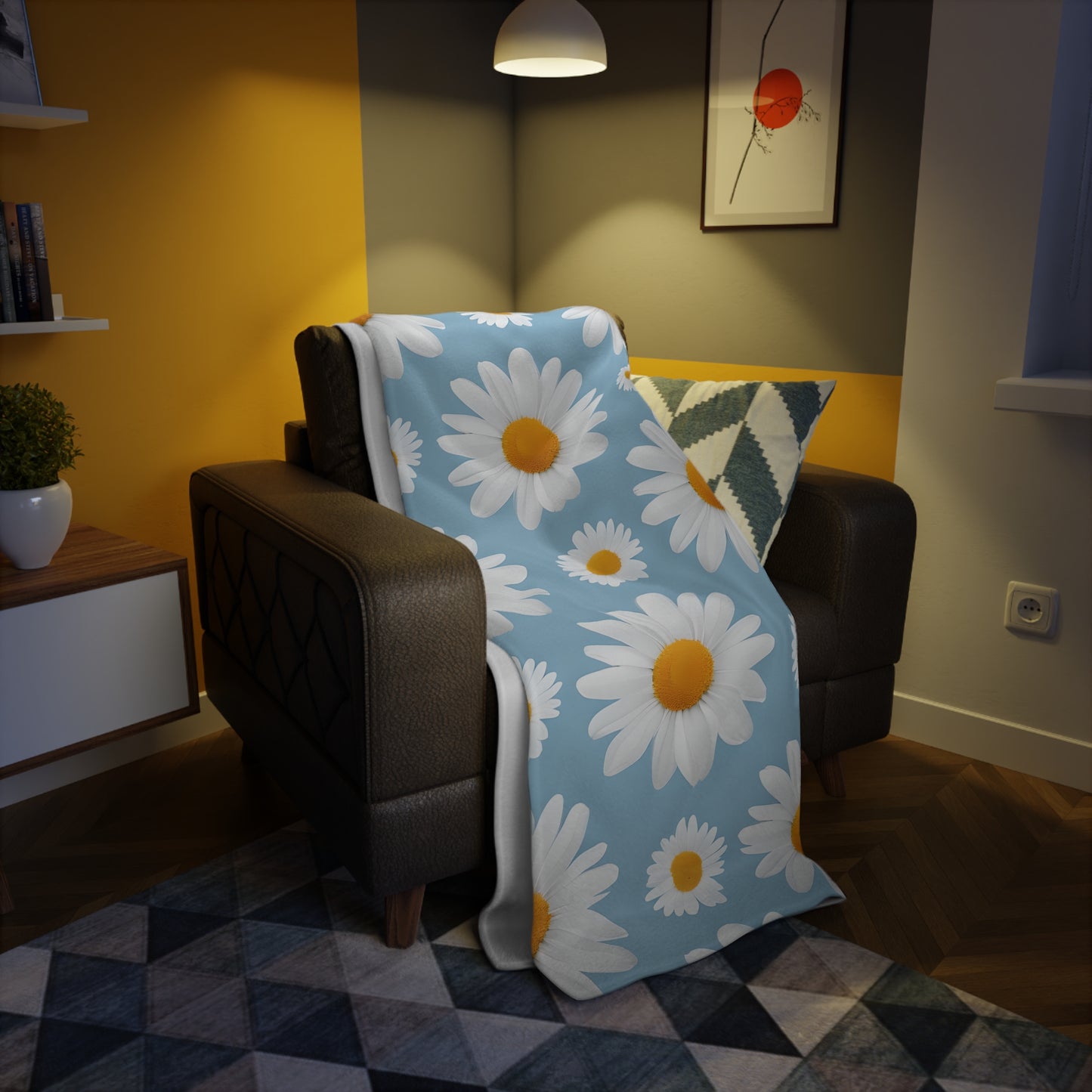 Danica's Daisy Fleece Blanket