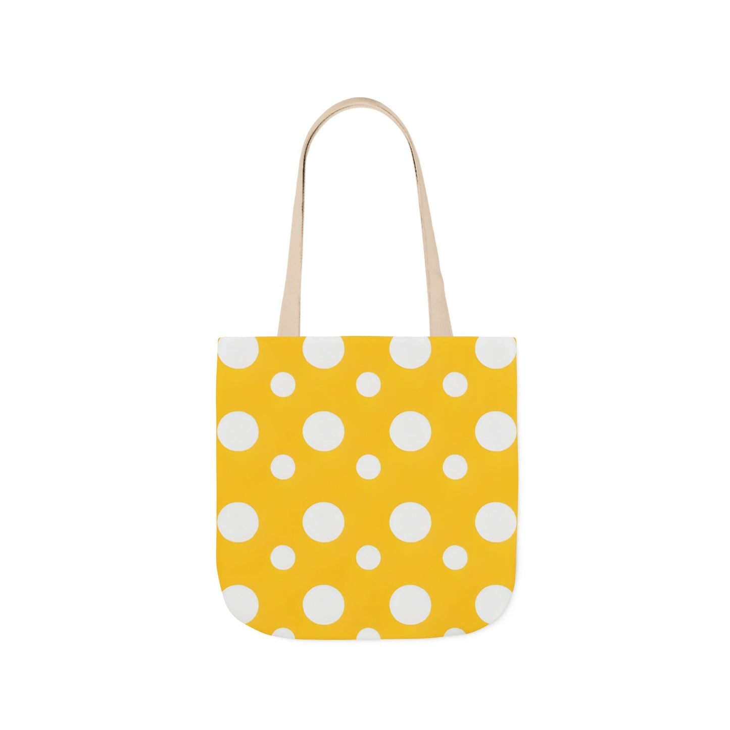 Yuki's Yellow Polka Dot Tote Bag