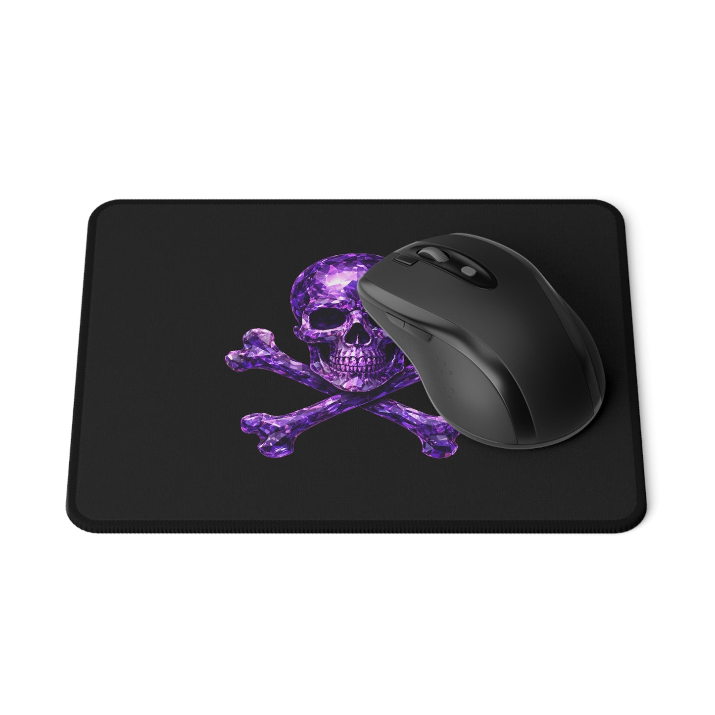Amy's Amethyst Skull & Crossbones Non-Slip Gaming Mouse Pad