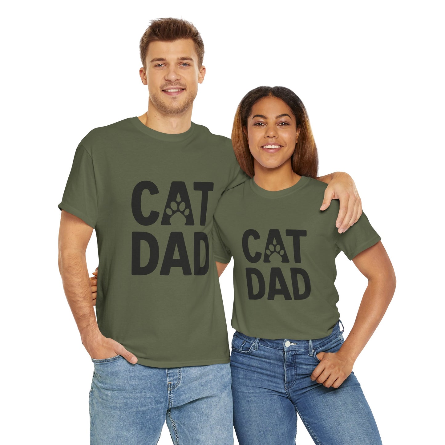 Chuck's Cat Dad Adult Shirt