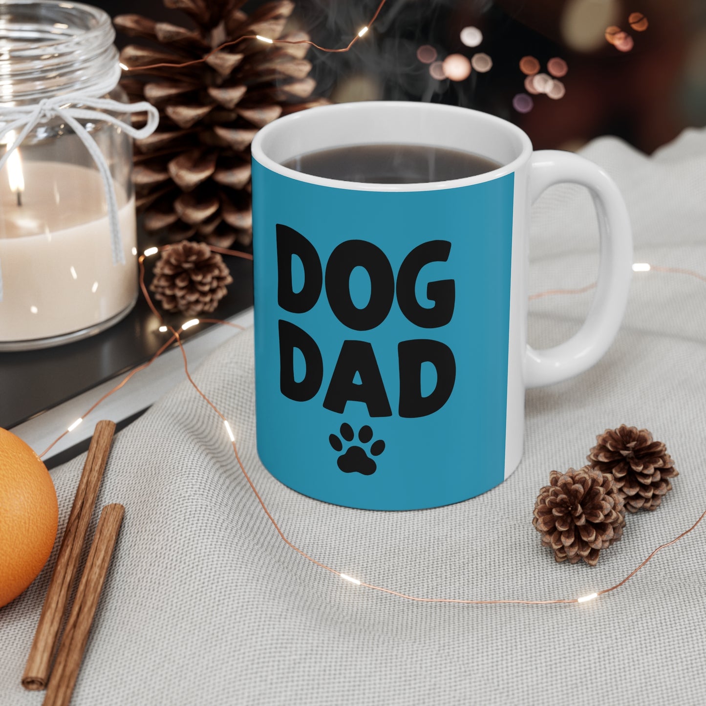 Diego's Dog Dad Ceramic Mug, Coffee Cup