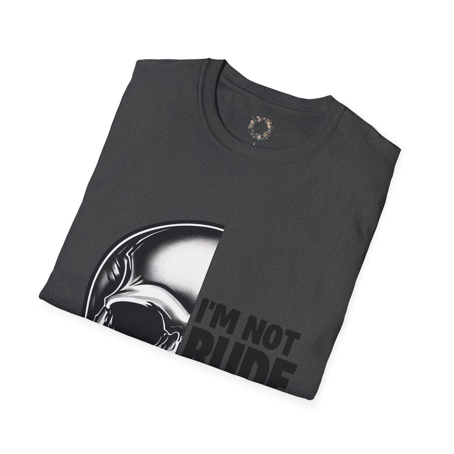 Rod's Rude Skull Graphic Adult Shirt