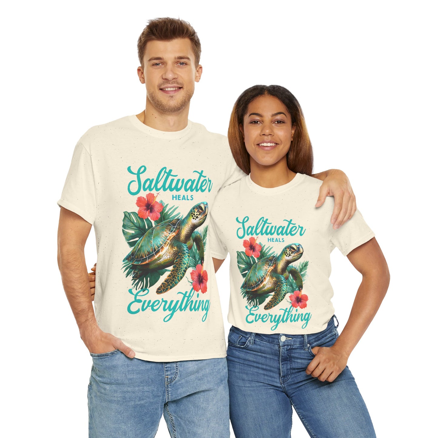 Sally's Saltwater Heals Everything Adult Shirt